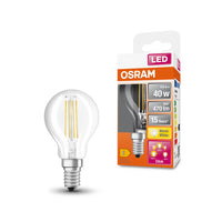OSRAM Classic P LED Lampe three step dimmbar (ex 40W) 4W / 2700K Warmweiß E14-Leuchtmittel-LEDVANCE Shop