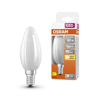 OSRAM Retrofit Classic B LED Lampe Kerzenform (ex 60W) 6W / 2700K Warmweiß E14-Leuchtmittel-LEDVANCE Shop