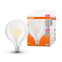 OSRAM Dimmbare FILAMENT LED-Lampe LED SUPERSTAR+ CL GLOBE95 GL FR 100 dim 11W/940 E27 CRI90 BOX, E27 , Kaltweiß-Leuchtmittel-LEDVANCE Shop