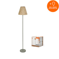 LEDVANCE DECOR Standleuchte Decor Raffia grün-braun, E27, 300 mm, inkl. Leuchtmittel-LEDVANCE Shop