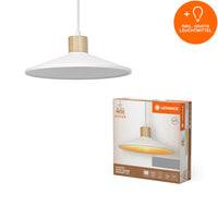 LEDVANCE DECOR Plaster Wood Gips Pendelleuchte, E27, 320 mm, inkl. Leuchtmittel-LEDVANCE Shop