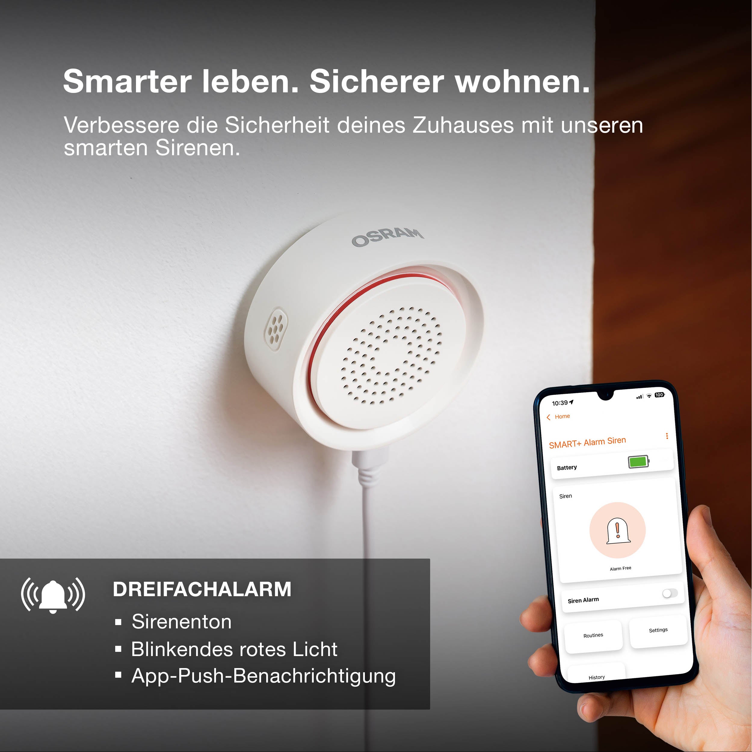 OSRAM SMART+ Wifi Alarmsirene