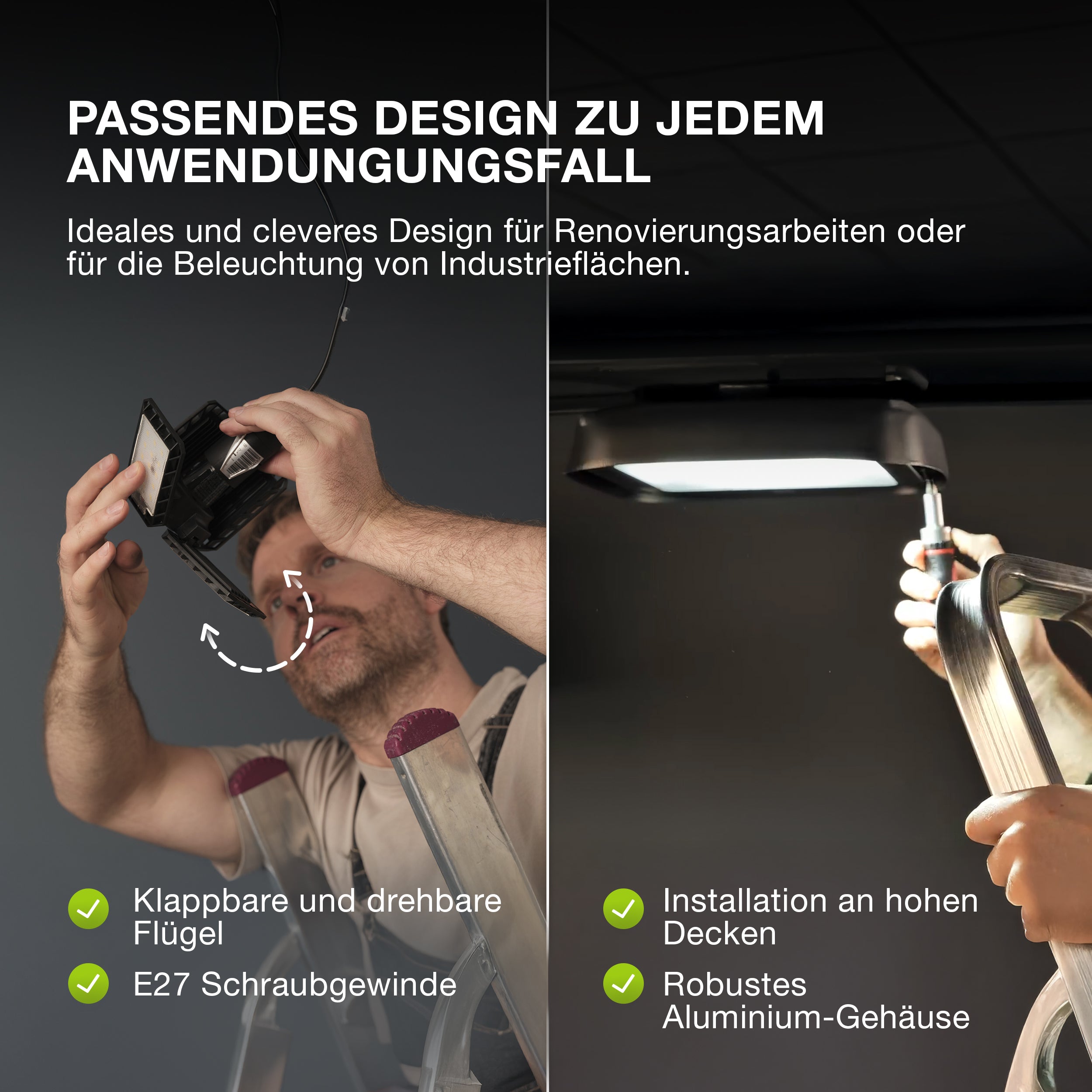 OSRAM Highbay Blade Deckenlampe mit Flügeln 40W 840 E27