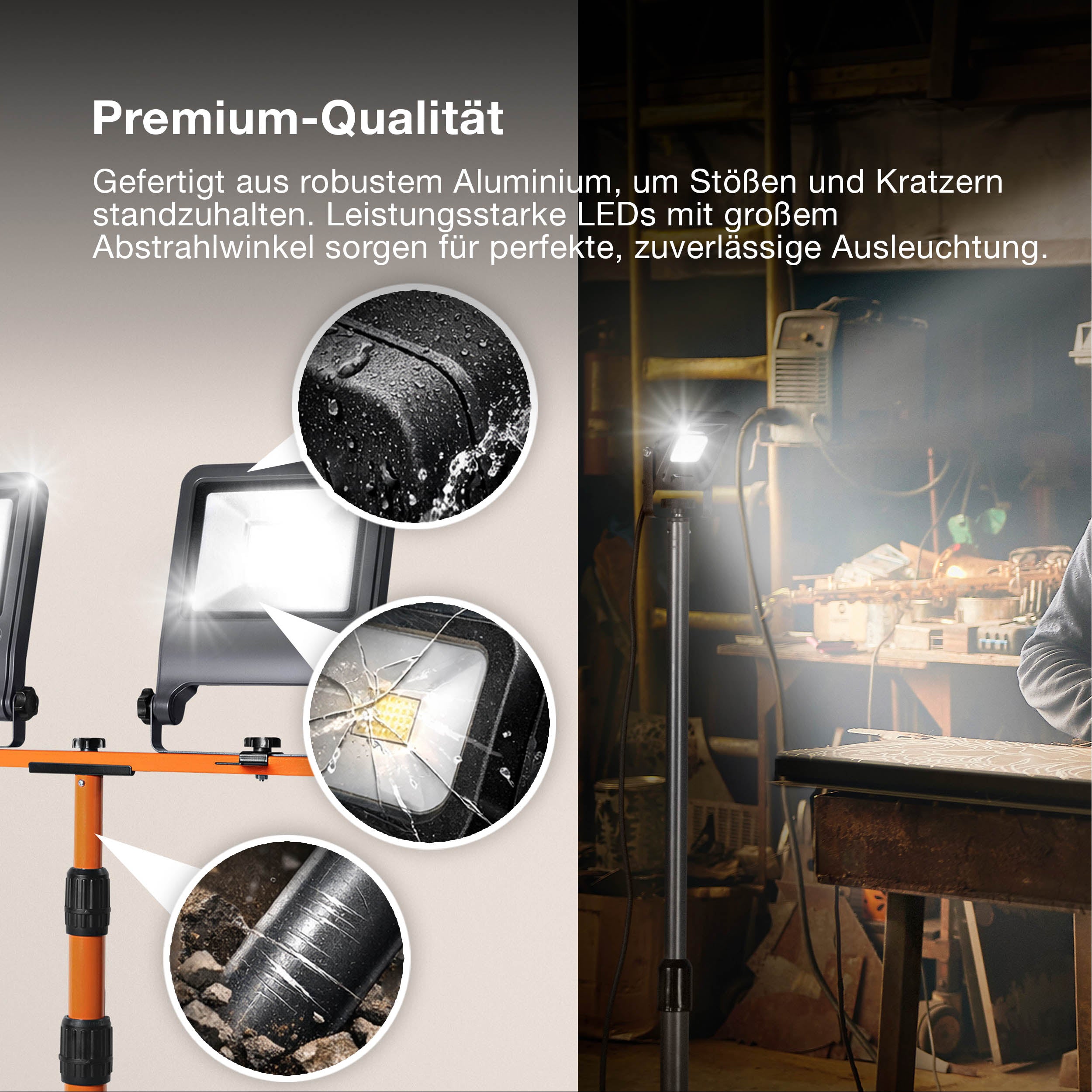 OSRAM WORKLIGHTS Baustrahler TRIPOD 2X30 W 4000 K