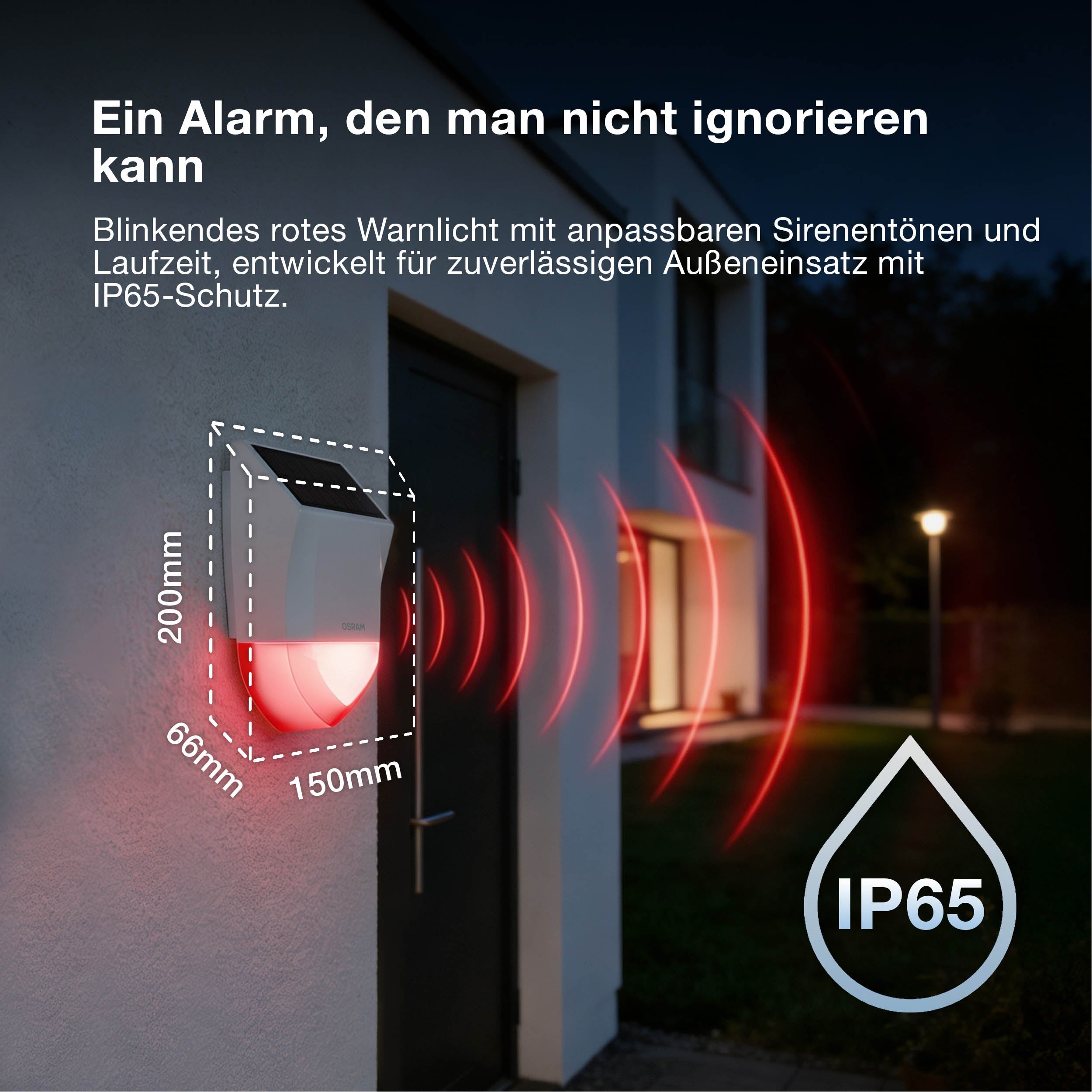 OSRAM SMART+ Außensirene mit WiFi-Technologie