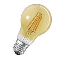 LEDVANCE SMART+ WiFi Filament Classic Dimmable in A-Form, LED-Lampe, Bleifreies Glas, Gold, 6 W, (ex 53 W), 680 lm, Warmweiß, Wifi, Smartspeaker-Kompatibel, Dimmbar