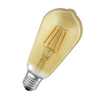LEDVANCE SMART+ Filament Edison Dimmable in Edison-Form-Form, LED-Lampe, Bleifreies Glas, Gold, 6 W, (ex 52 W), 680 lm, Warmweiß, ZigBee, Smartspeaker-Kompatibel, Dimmbar