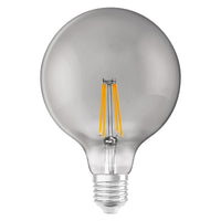 LEDVANCE SMART+ WiFi Filament Globe Dimmable , LED-Lampe, Bleifreies Glas, Smoke, 6 W, (ex 44 W), 540 lm, Warmweiß, 2500 K, Wifi, Smartspeaker-Kompatibel, Dimmbar