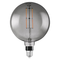 LEDVANCE SMART+ WiFi Filament Globe Dimmable , LED-Lampe, Bleifreies Glas, Smoke, 6 W, (ex 42 W), 500 lm, Warmweiß, 2500 K, Wifi, Smartspeaker-Kompatibel, Dimmbar