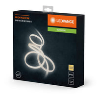 LEDVANCE Neon Flex dekorative Outdoor-LED-Strips warmweiß 5m aus Silikon, IP44-Schutz, indirekte und direkte Beleuchtung für Garten und Balkon