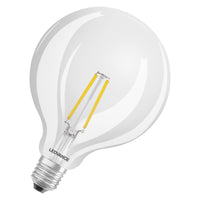 LEDVANCE SMART+ WiFi Filament Globe Dimmable in Globusform-Form, LED-Lampe, Bleifreies Glas, Klar, 6 W, 806 lm, Warmweiß, Wifi, Smartspeaker-Kompatibel, Dimmbar