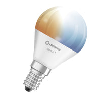 LEDVANCE SMART+ WiFi Mini Bulb Tunable White in P-Form, LED-Lampe, Matt, 4,9 W, (ex 40 W), 470 lm, Lichtfarbe variabel, von 2700 bis 6500 K, Wifi, Dimmbar