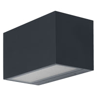 OSRAM SMART+ WiFi Brick Wide LED Wandleuchte Up/Down Dunkelgrau, 14W, 600lm, RGB+W 3000K, WiFi, Alexa, IP44 Außen
