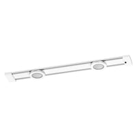 LEDVANCE LINEAR flache Unterbauleuchte, Magnetschiene für flexible Spotmontage von 2 Spots mit Sensor, 7W, 400lm, 4000K, 840 kaltweiß, dimmbar, IP20, weiß, Alu/Plastik, Leuchtmittel nicht austauschbar