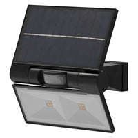 OSRAM ENDURA Solar-Outdoor-Flutlichter mit Tageslicht- und Bewegungsmelder in Dunkelgrau, IP44-Schutz, Ersatz für Halogenlampenfluter
