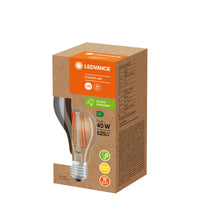LEDVANCE LED CLASSIC A ENERGY EFFICIENCY A S in A-Form, LED-Lampe, Glas, Klar, 2,5 W, (ex 40 W), 525 lm, Warmweiß, 3000 K, Energieeffizienzklasse: A, 50000  h, CRI ≥80