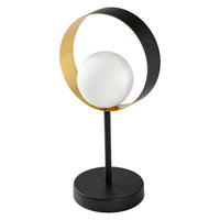 OSRAM DECOR Memphis Tischleuchte, schwarz/gold, G9-Sockel