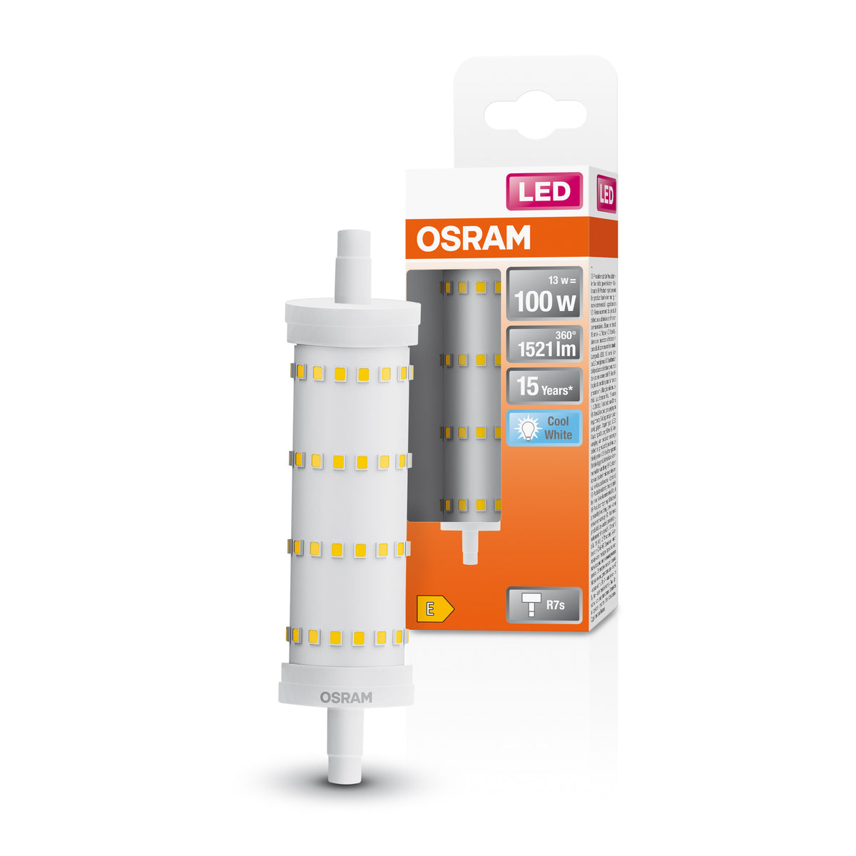 OSRAM LED Line Lampe, 13W, 1521lm, R7s, 4000K , Kaltweiß-LEDVANCE Shop