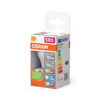 OSRAM LED PCR LAMP WITH CLASSIC P in P-Form, LED-Lampe, Matt, 7,5 W, (ex 60 W), 806 lm, Kaltweiß, 6500 K, 15000 h, CRI 80