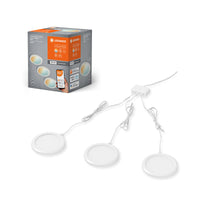LEDVANCE SMART+ WIFI Unterschrankleuchte, rund, weiß, 6,5W, 375lm, 83mm, regulierbares Weißlicht, dimmbar, lange Lebensdauer, einfache Montage, App-steuerbar, 3000K - 6500K, für Küche, Regal