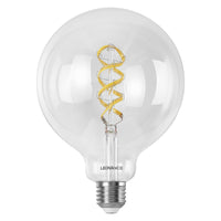 LEDVANCE SMART+WIFI Filament Globe RGBTW in Globus-Form, LED-Lampe, Bleifreies Glas, klar, 4,8 W, (ex 40 W), 470 lm, RGBTW, von 2700 bis 6500 K, Wifi, Dimmbar