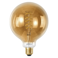 LEDVANCE Smart+ WiFi Filament Globe Tunable White 2200K in G125-Form, LED-Lampe, Bleifreies Glas, 600 lm, Lichtfarbe variabel, Wifi, Smartspeaker-Kompatibel, Dimmbar