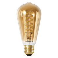 LEDVANCE Smart+ WiFi Filament Edison Tunable White 2200K in Edison-Form-Form, LED-Lampe, Bleifreies Glas, Gold, 8 W, (ex 50 W), 600 lm, Lichtfarbe variabel, Wifi, Dimmbar