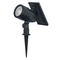 OSRAM SMART+ Garten Bluetooth Solar RGB Spot Gartenspieß, schwarz