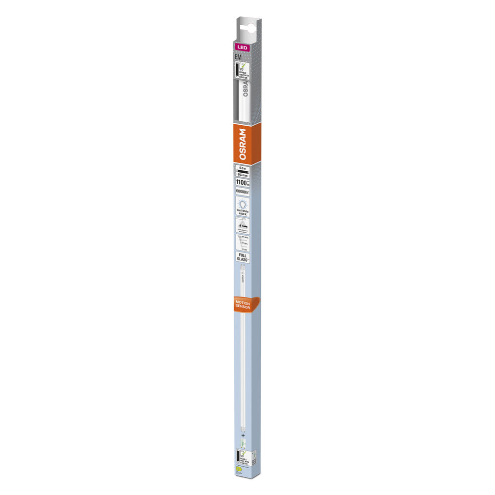 OSRAM LED Röhre TUBE T8 EM MOTION SENSOR 600 mm 6.8W 840, 1100 lm, 4000 K, Kaltweiß-LEDVANCE Shop