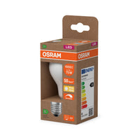 OSRAM LED CLASSIC A ENERGY EFFICIENCY B DIM in A-Form, LED-Lampe, Bleifreies Glas, Matt, 5,7 W, (ex 75 W), 1055 lm, Warmweiß, 2700 K, Dimmbar, 50000 h, CRI 80