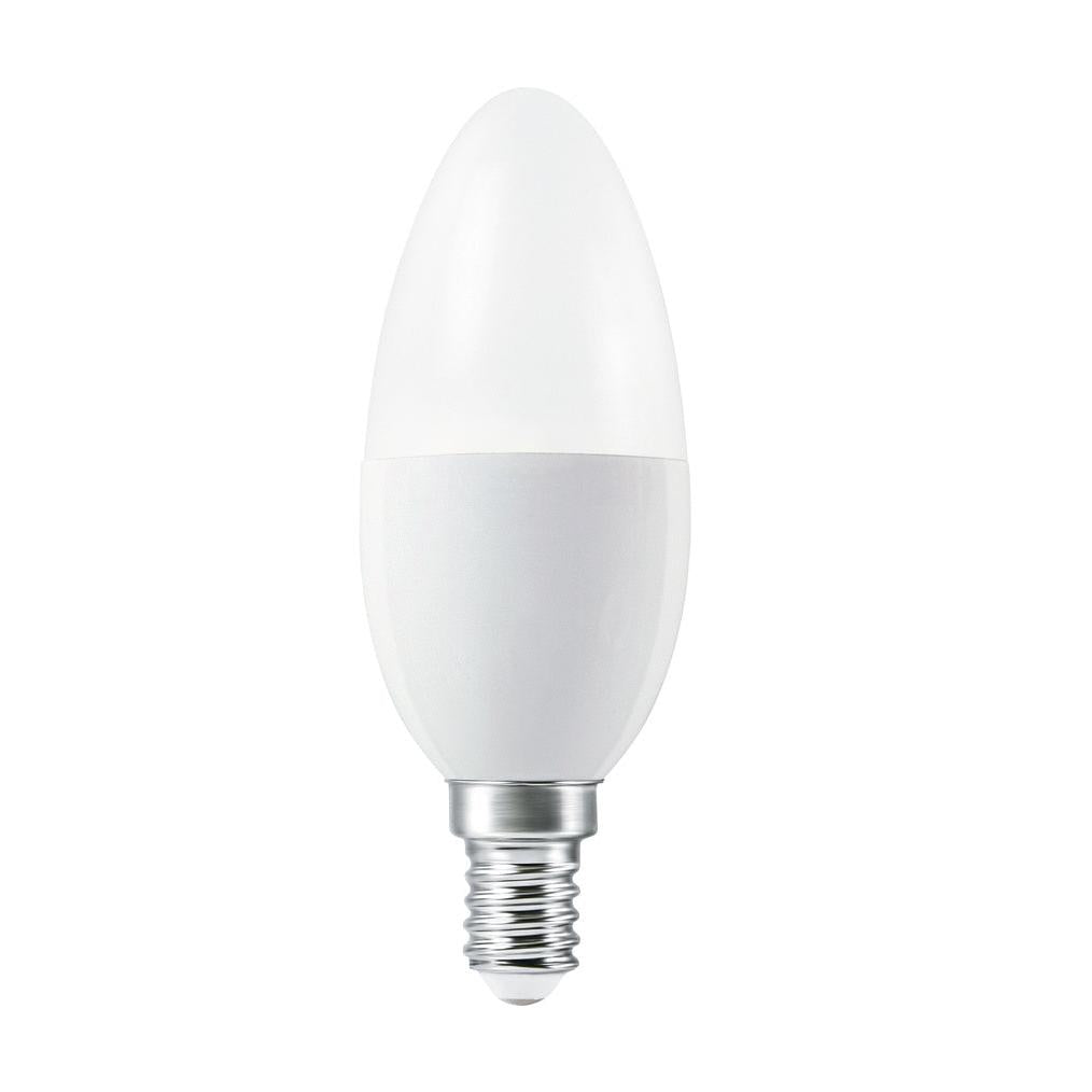 OSRAM LED Lampe LED Retrofit RGBW lamps with remote control 4.2W 827 Frosted E14 B-Form, 250 lm, 2700 K, Warmweiß-LEDVANCE Shop