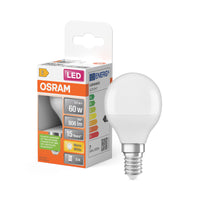 OSRAM LED PCR LAMP WITH CLASSIC P in P-Form, LED-Lampe, Matt, 6,5 W, (ex 60 W), 806 lm, Warmweiß, 2700 K, 15000 h, CRI 80