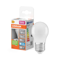 OSRAM LED PCR LAMP WITH CLASSIC P in P-Form, LED-Lampe, Matt, 7,5 W, (ex 60 W), 806 lm, Kaltweiß, 6500 K, 15000 h, CRI 80