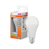 OSRAM LED LAMP WITH CLASSIC A in A-Form, LED-Lampe, Matt, 19 W, (ex 150 W), 2452 lm, Kaltweiß, 6500 K, 15000 h, CRI 80