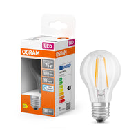 OSRAM LED Lampe LED Retrofit CLASSIC A 6.5W 865 Clear E27, 806 lm, 6500 K, Kaltes Tageslicht-LEDVANCE Shop