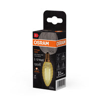 OSRAM VINTAGE 1906® LED Lampe LED CLASSIC B 1.5W 824 Gold E14 BW-Form, 120 lm, 2400 K, Warm Comfort Light-LEDVANCE Shop