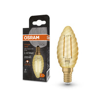 OSRAM VINTAGE 1906® LED Lampe LED CLASSIC B 2.5W 824 Gold E14 BW-Form, 220 lm, 2400 K, Warm Comfort Light-LEDVANCE Shop