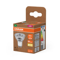 OSRAM LED LAMPS ENERGY EFFICIENCY REFLECTOR in PAR16-Form, LED-Spot, Bleifreies Glas, 2 W, (ex 50 W), 360 lm, Warmweiß, 2700 K, Energieeffizienzklasse: A, 50000 h, CRI 80