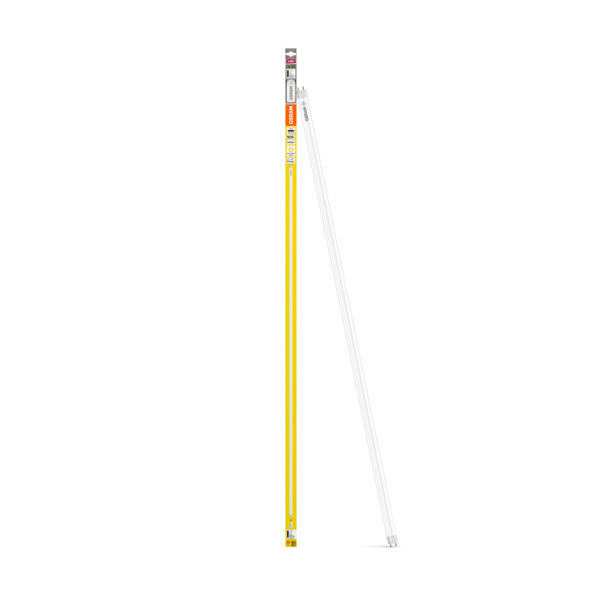 OSRAM LED TUBE T8 EM PLASTIC in Röhre, zweiseitig gesockelt-Form, LED-Röhre, Matt, 15 W, (ex 36 W), 1620 lm, Warmweiß, 3000 K, 30000 h, CRI 80