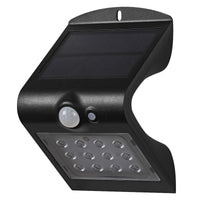OSRAM ENDURA BUTTERFLY Solar-Flutlicht, schwarz, 1,5W, 200lm, Bewegungs- & Lichtsensor, Outdoor-Leuchte, Batterie aufladbar, lange Lebensdauer, einfache Montage, IP65, 4000K