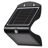 OSRAM ENDURA BUTTERFLY Solar-Flutlicht, schwarz, 4W, 500lm, Bewegungs- & Lichtsensor, Outdoor-Leuchte, Batterie aufladbar, lange Lebensdauer, einfache Montage, IP65, 4000K