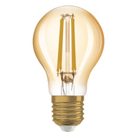 OSRAM VINTAGE 1906® LED Lampe LED CLASSIC A 6.5W 824 Gold E27, 650 lm, 2400 K, Warm Comfort Light-LEDVANCE Shop