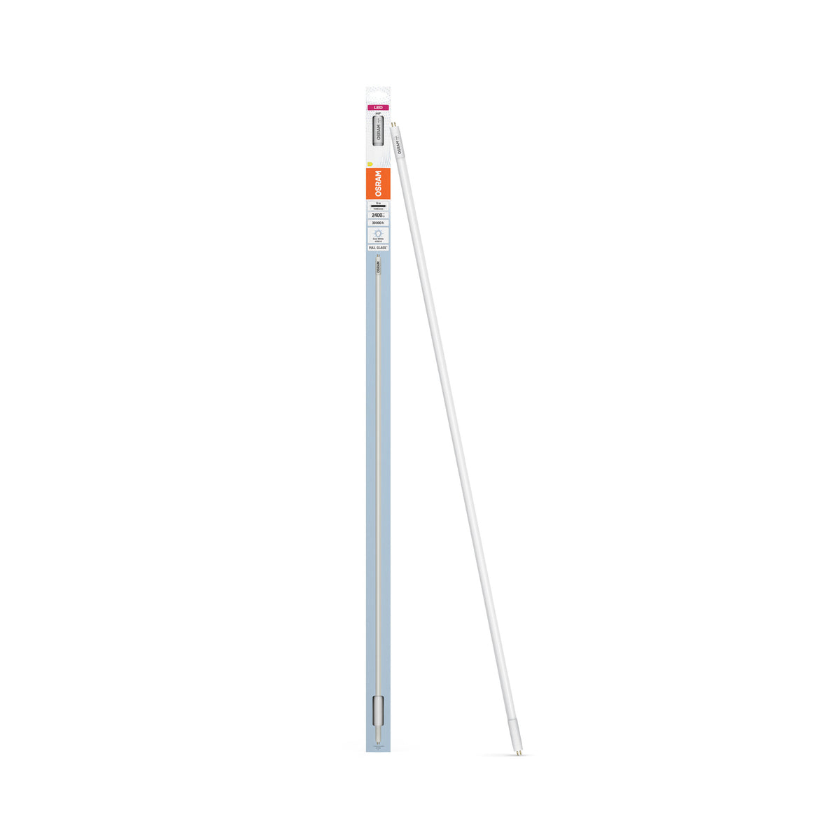 OSRAM LED TUBE T5 HF in Röhre, zweiseitig gesockelt-Form, Leuchtmittel, Bleifreies Glas, Matt, 16 W, (ex 28 W), 2400 lm, Kaltweiß, 4000 K, 30000 h, CRI 80