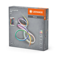 LEDVANCE NEON FLEX 2M LED-Streifen, weiß, 4,7W, 45lm, RGB-Farbsteuerung, homogene Lichtverteilung, USB-Anschluss, lange Lebensdauer, einfache Montage, für Innenanwendung, Schutzklasse IP20