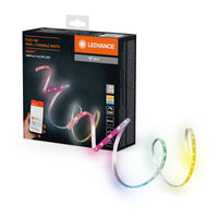 LEDVANCE SMART+ WIFI OUTD FLEX 5M LED-Streifen, weiß, 14W, 850lm, warm- bis kaltweiß steuerbar, RGB-Licht, für Außenbereich, App-steuerbar, lange Lebensdauer, einfache Montage, Schutzklasse IP44