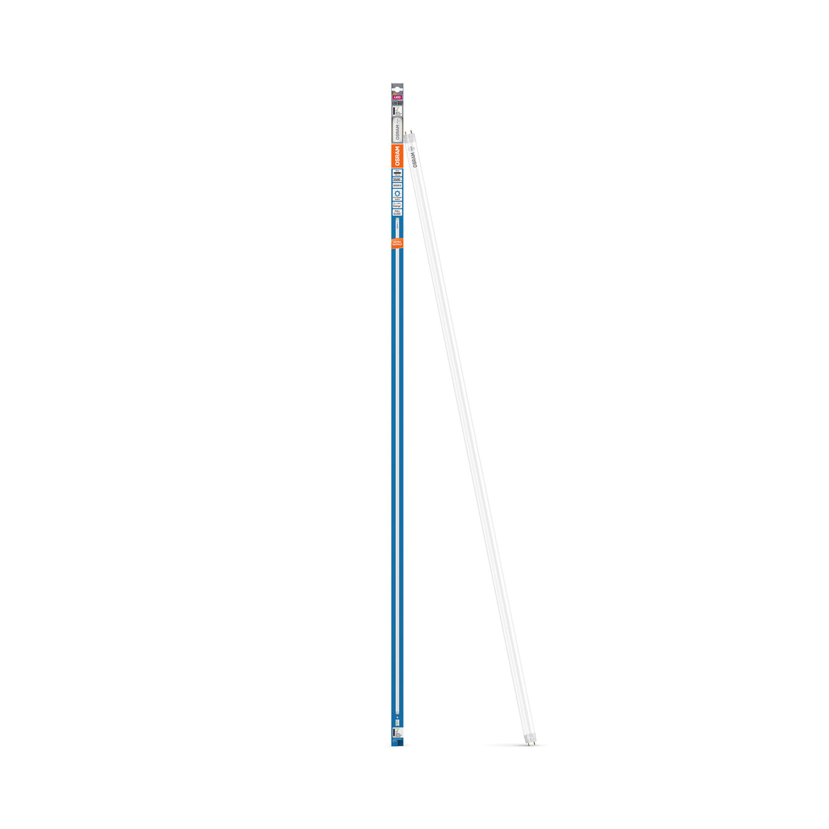 OSRAM LED TUBE T8 EM ULTRA OUTPUT in Röhre, zweiseitig gesockelt-Form, LED-Röhre, Bleifreies Glas, Matt, 29 W, (ex 58 W), 3500 lm, Kaltweiß, 6500 K, 30000 h, CRI 80