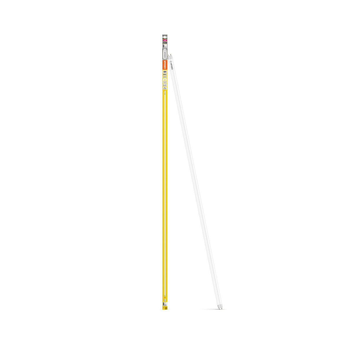 OSRAM LED TUBE T8 EM in Röhre, zweiseitig gesockelt-Form, LED-Röhre, Bleifreies Glas, Matt, 18,3 W, (ex 58 W), 2000 lm, Warmweiß, 3000 K, 30000 h, CRI 80