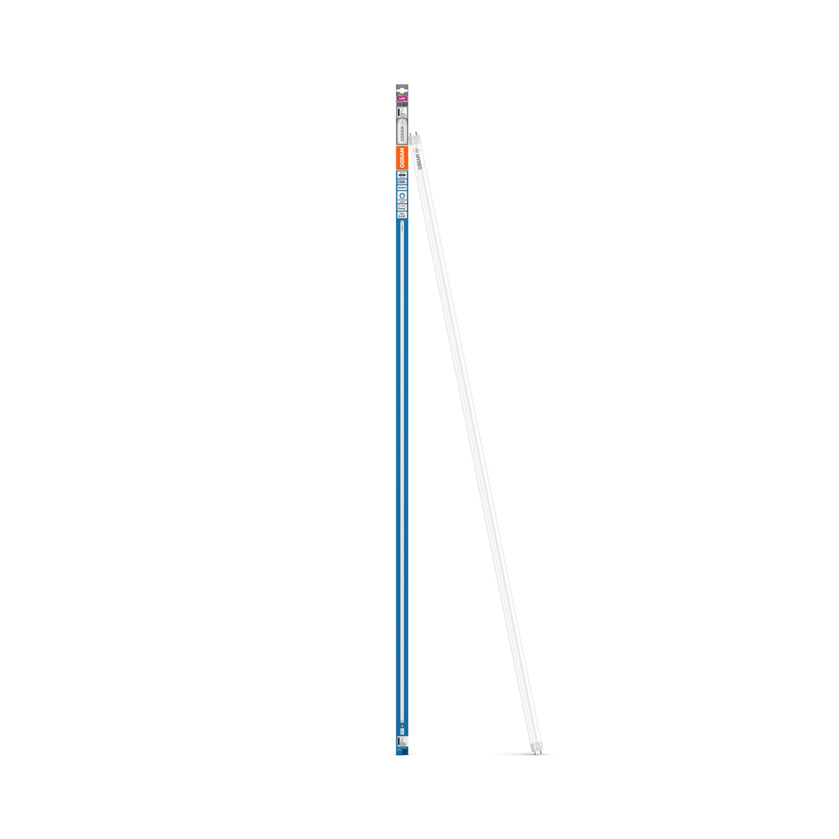 OSRAM LED TUBE T8 EM in Röhre, zweiseitig gesockelt-Form, LED-Röhre, Bleifreies Glas, Matt, 18,3 W, (ex 58 W), 2200 lm, Kaltweiß, 6500 K, 30000 h, CRI 80