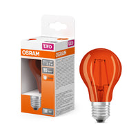 OSRAM LED Lampe LED STAR DÉCOR CLASSIC A 2.5W 515 Orange E27, 160 lm, 1500 K, Orange-LEDVANCE Shop