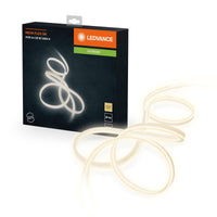 LEDVANCE Neon Flex dekorative Outdoor-LED-Strips warmweiß 5m aus Silikon, IP44-Schutz, indirekte und direkte Beleuchtung für Garten und Balkon